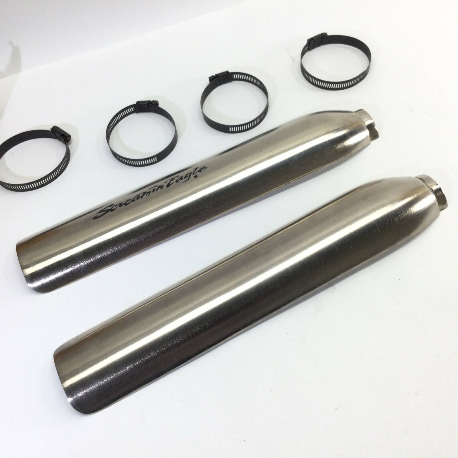 Genuine Harley Davidson Dyna Softail Screamin Eagle Muffler Shields 65400079 - Fresh Stock Dated February 2026