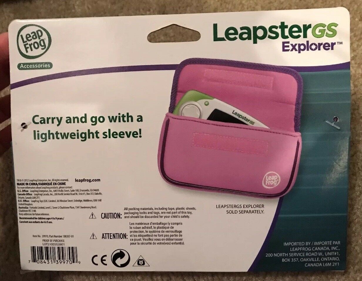 Leap Frog Leapsters GS Explorer Neoprene Sleeve - Fresh Stock Dated February 2026