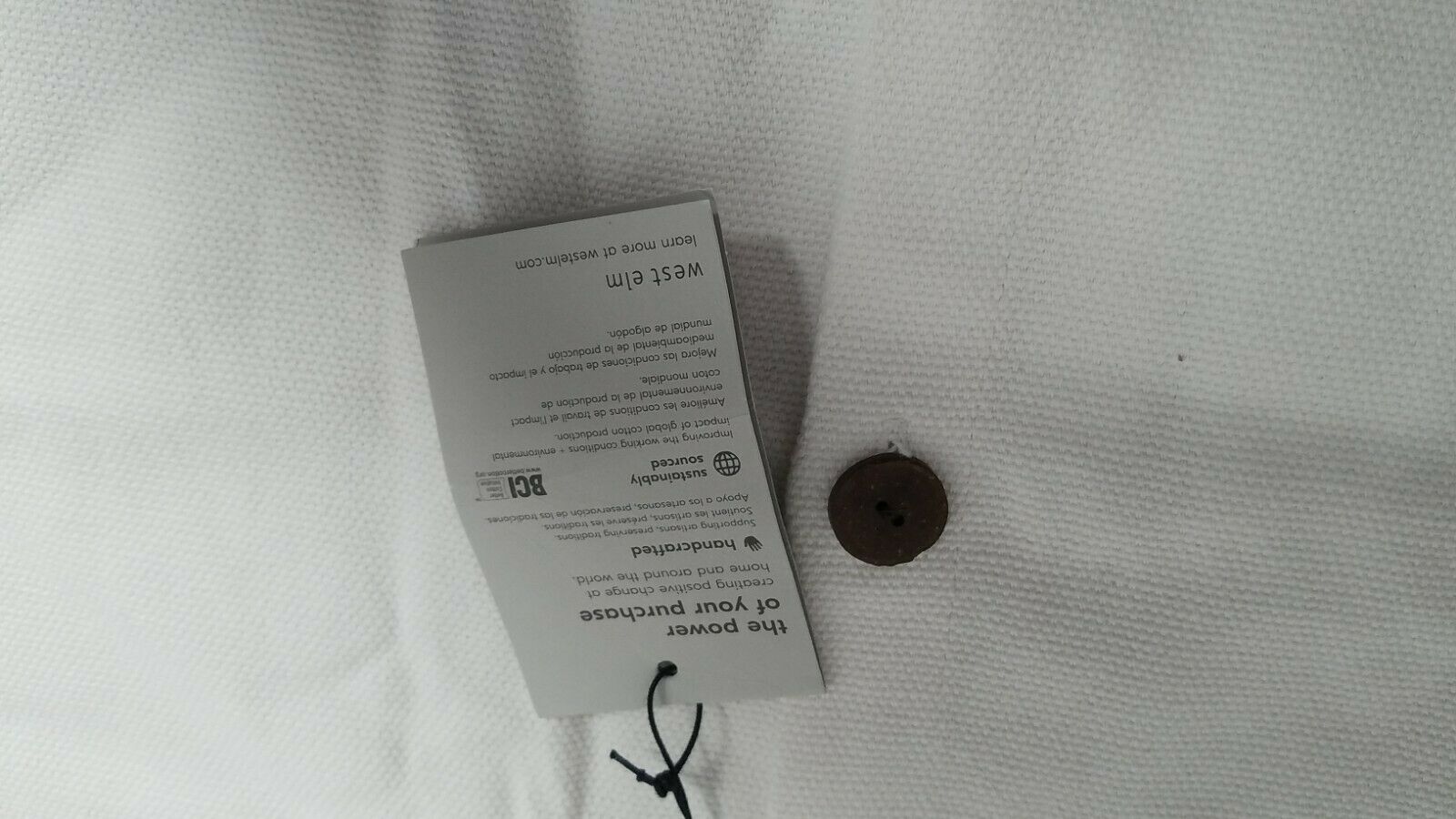 INK MURAL PILLOW COVER 20X20 MIDNIGHT  WEST ELM POTTERY BARN - Fresh Stock Dated December 2025