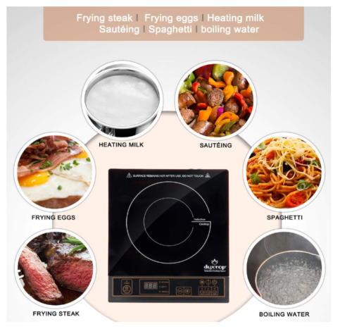 Encimera Electrica Induccion Hornilla Estufa Quemador Pequeña Cocina Portatil - Fresh Stock Dated December 2025