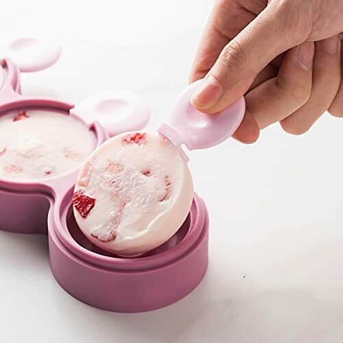 DOYOLLA Donut Silicone Popsicle Molds 3-Cavitity Popsicle Tray Homemade Ice P... - Fresh Stock Dated February 2026