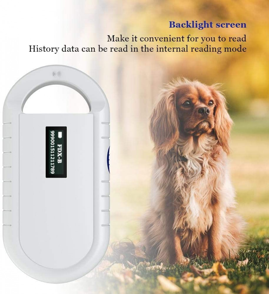 RFID Reader Portable Handheld Universal Animal Chip Pet ID Default - Fresh Stock Dated February 2026