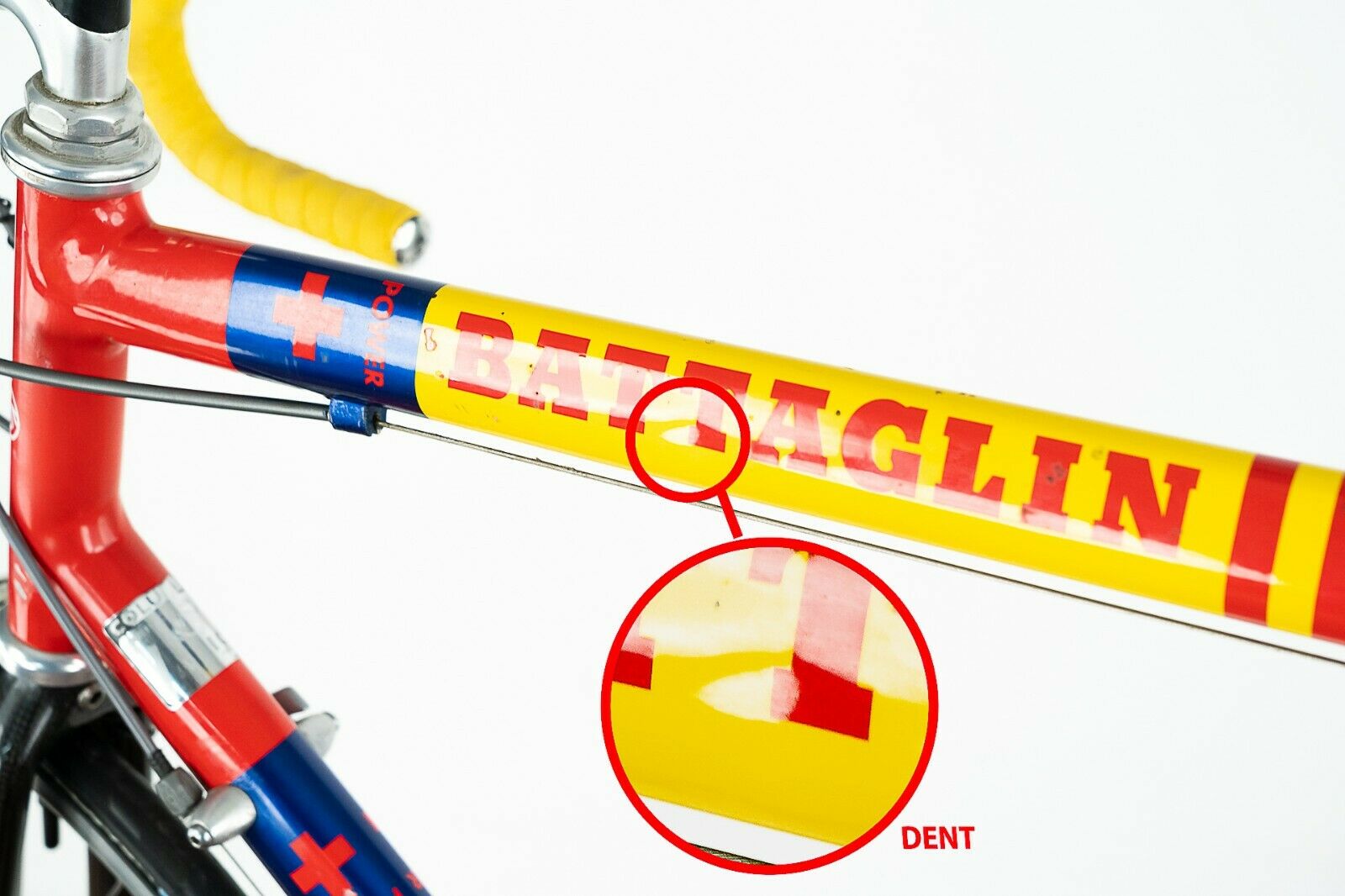 BATTAGLIN AMICA CHIPS TEAM BIKE SHIMANO DURA ACE 9s SPEED SPEED ROAD VINTAGE OLD - Fresh Stock Dated February 2026