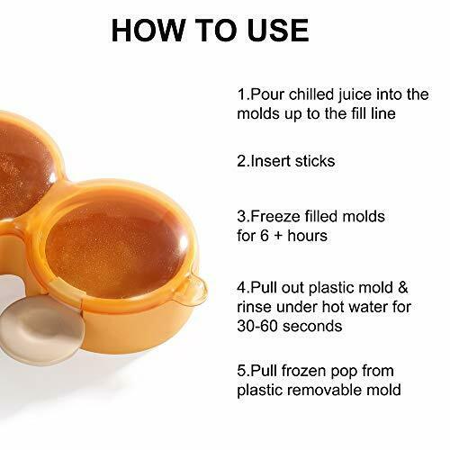 DOYOLLA Donut Silicone Popsicle Molds 3-Cavitity Popsicle Tray Homemade Ice P... - Fresh Stock Dated February 2026