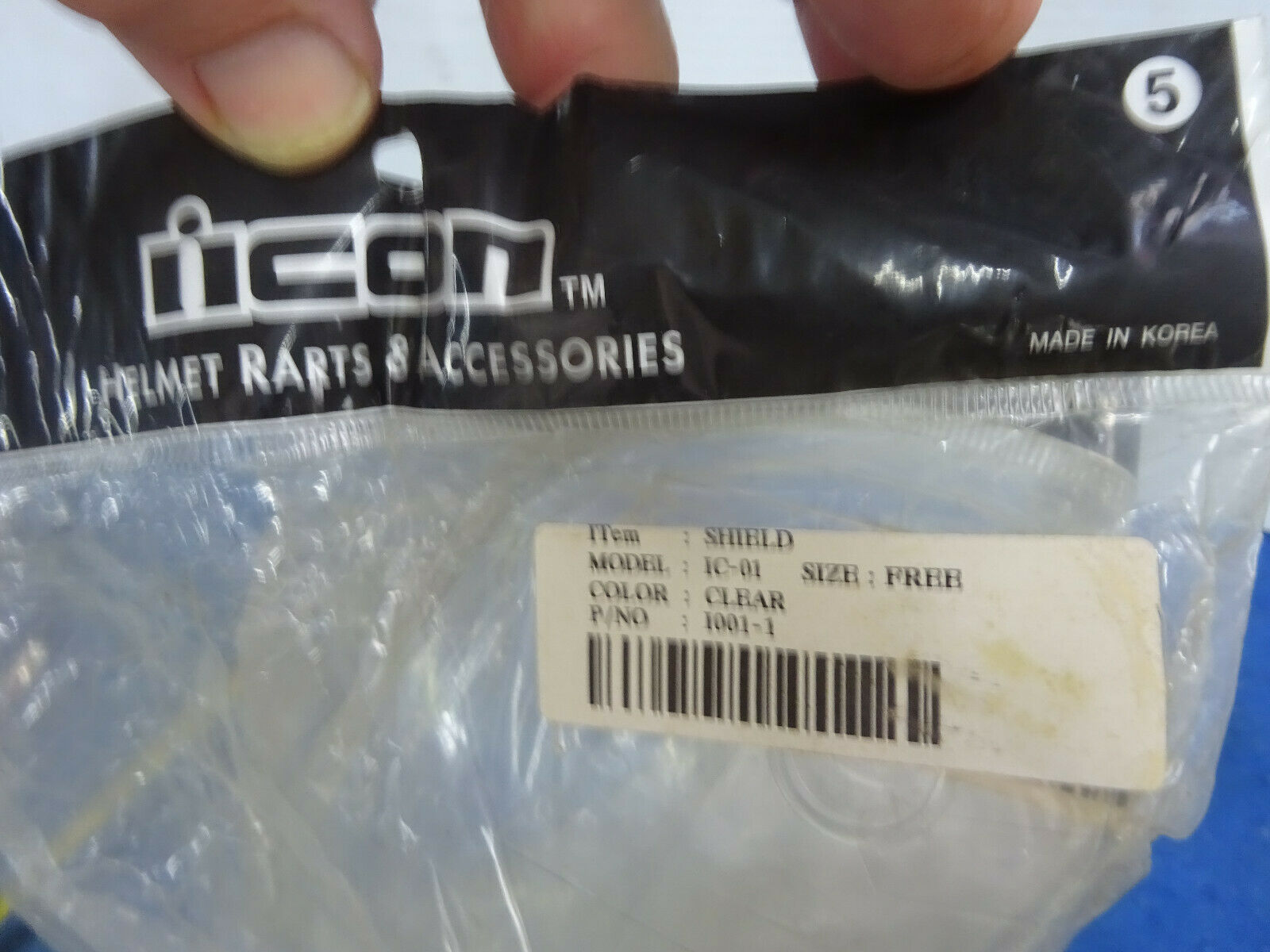 ICON Model IC-01 Rpl Clear Shield package of Two - Fresh Stock Dated February 2026