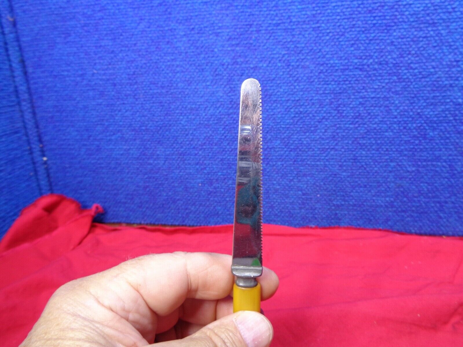 Vintage Mid Century Modern Citrus Grapefruit Serrated Bent Blade Knife - Fresh Stock Dated December 2025