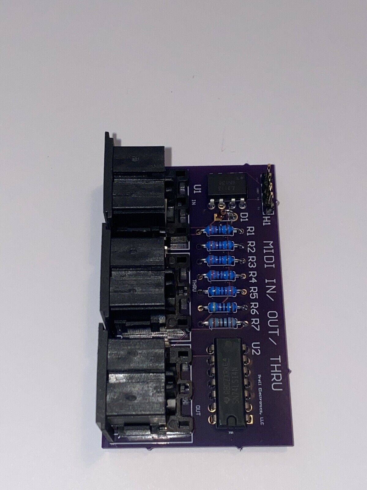 MIDI DIN Serial Interface Board In Out Thru 5V Board Arduino Raspberry Pi - Fresh Stock Dated February 2026