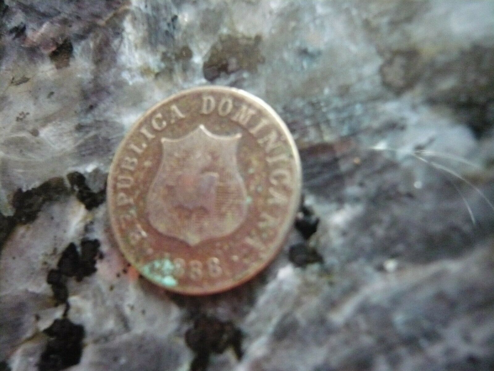 1888 Dominican Republic 2 1/2 Centavos Coin - Fresh Stock Dated December 2025