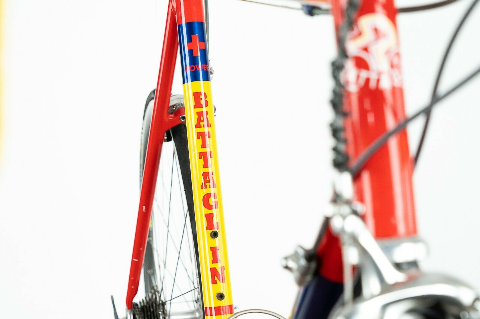 BATTAGLIN AMICA CHIPS TEAM BIKE SHIMANO DURA ACE 9s SPEED SPEED ROAD VINTAGE OLD - Fresh Stock Dated February 2026