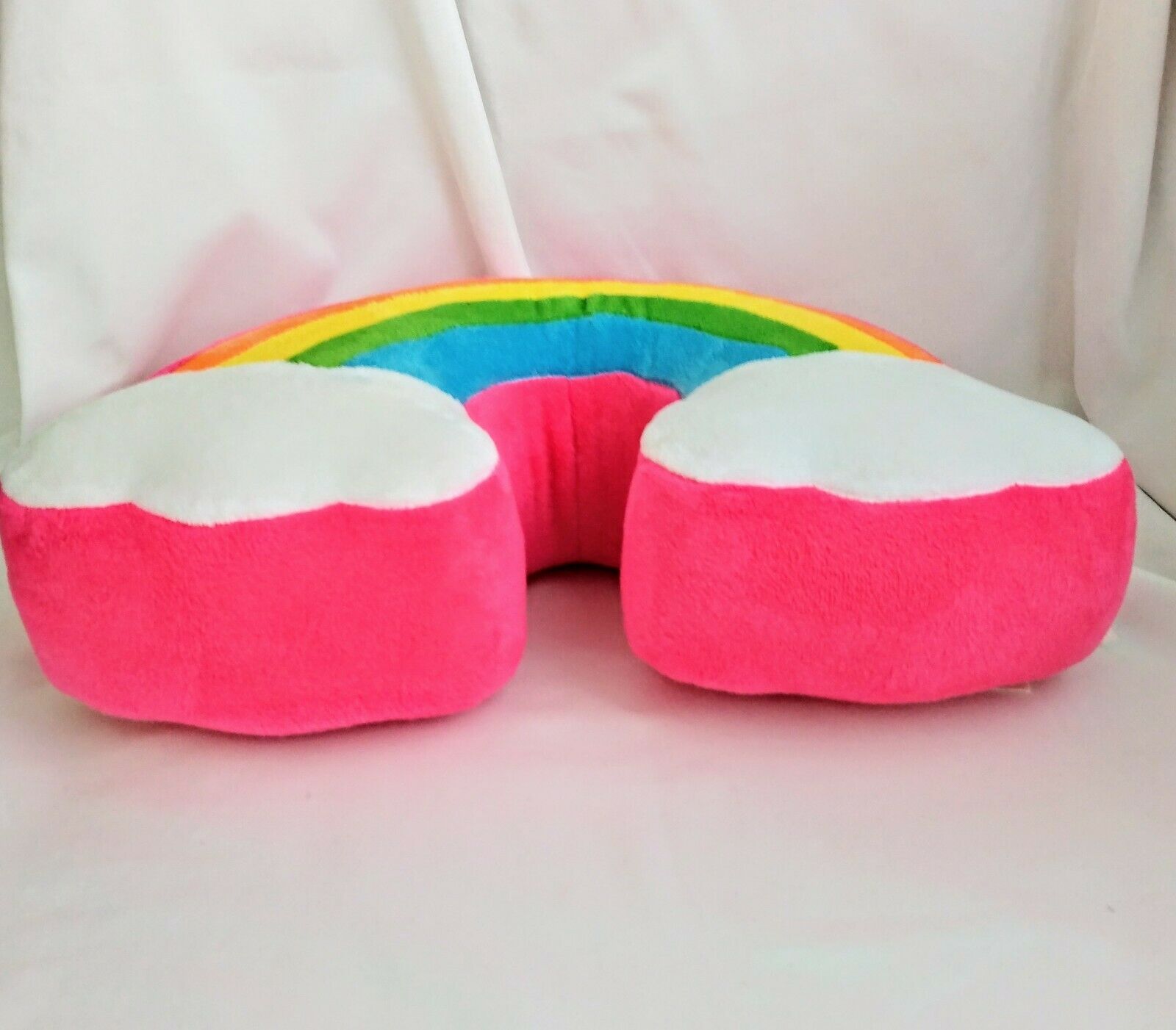 ISCREAM-SHOP Rainbow Plush Stuffed Pillow Memory Foam SUPER SOFT!!! NWOT 6x12 - Fresh Stock Dated December 2025