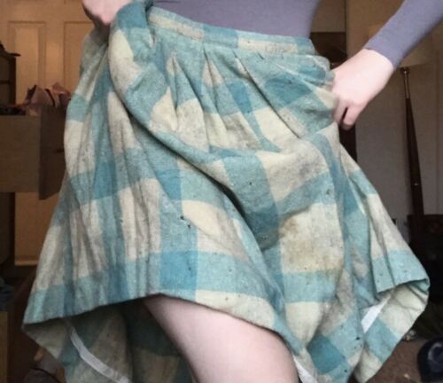 50’s Schoolgirl Wool Pleated Plaid Skirt - Fresh Stock Dated February 2026