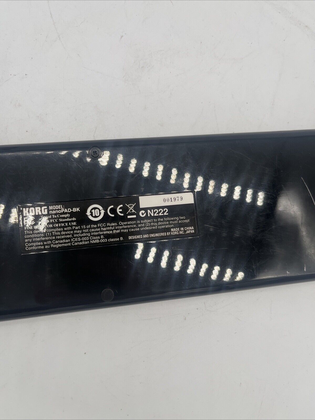 Korg nanoPAD nano PAD USB MIDI Controller Black *base Unit Only* - Fresh Stock Dated February 2026