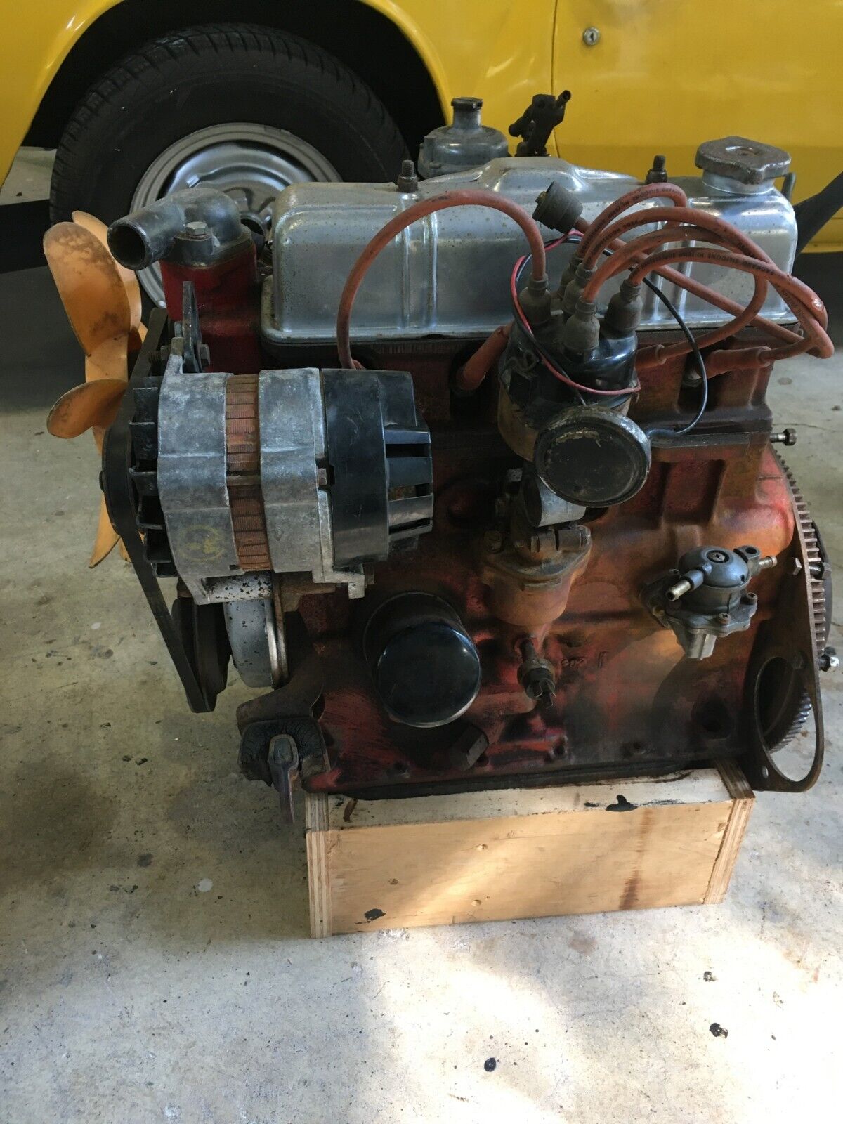 Triumph Spitfire, Complete Engine from 1972 MK4, OEM used equipment - Fresh Stock Dated February 2026