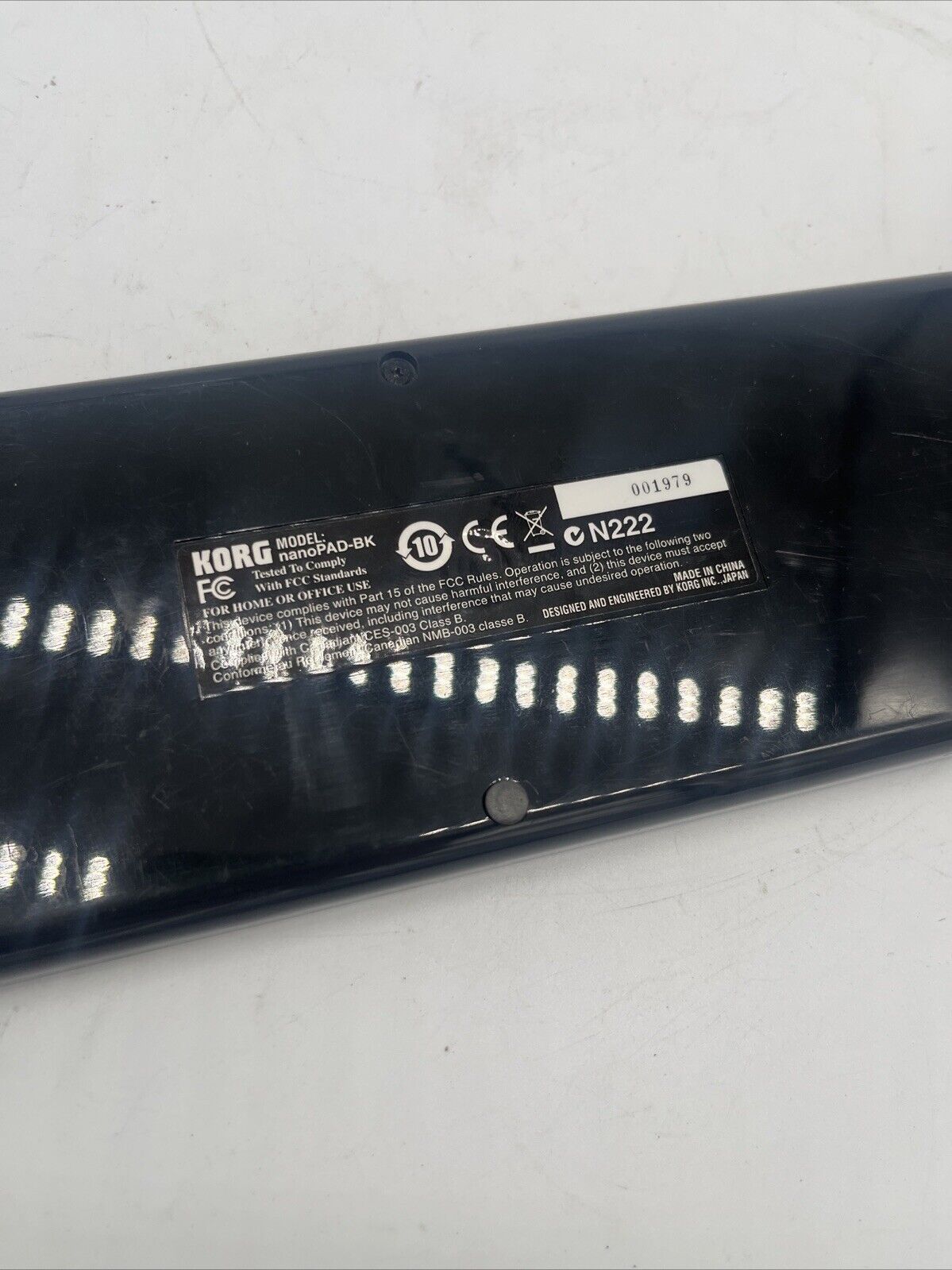 Korg nanoPAD nano PAD USB MIDI Controller Black *base Unit Only* - Fresh Stock Dated February 2026