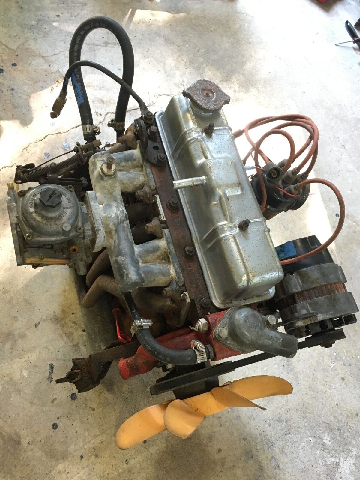Triumph Spitfire, Complete Engine from 1972 MK4, OEM used equipment - Fresh Stock Dated February 2026