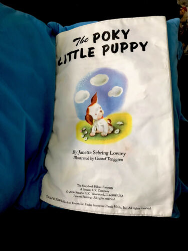 The Poky little Puppy Storybook Bed Pillow Plush Bedtime Story  23” X 15”  2006 - Fresh Stock Dated December 2025
