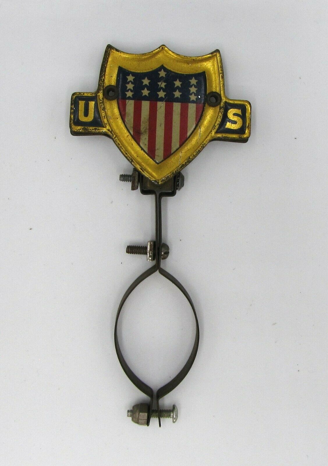 Rare Vintage US American Flag Shield Bicycle 5 Flag Holder Annin - Fresh Stock Dated December 2025