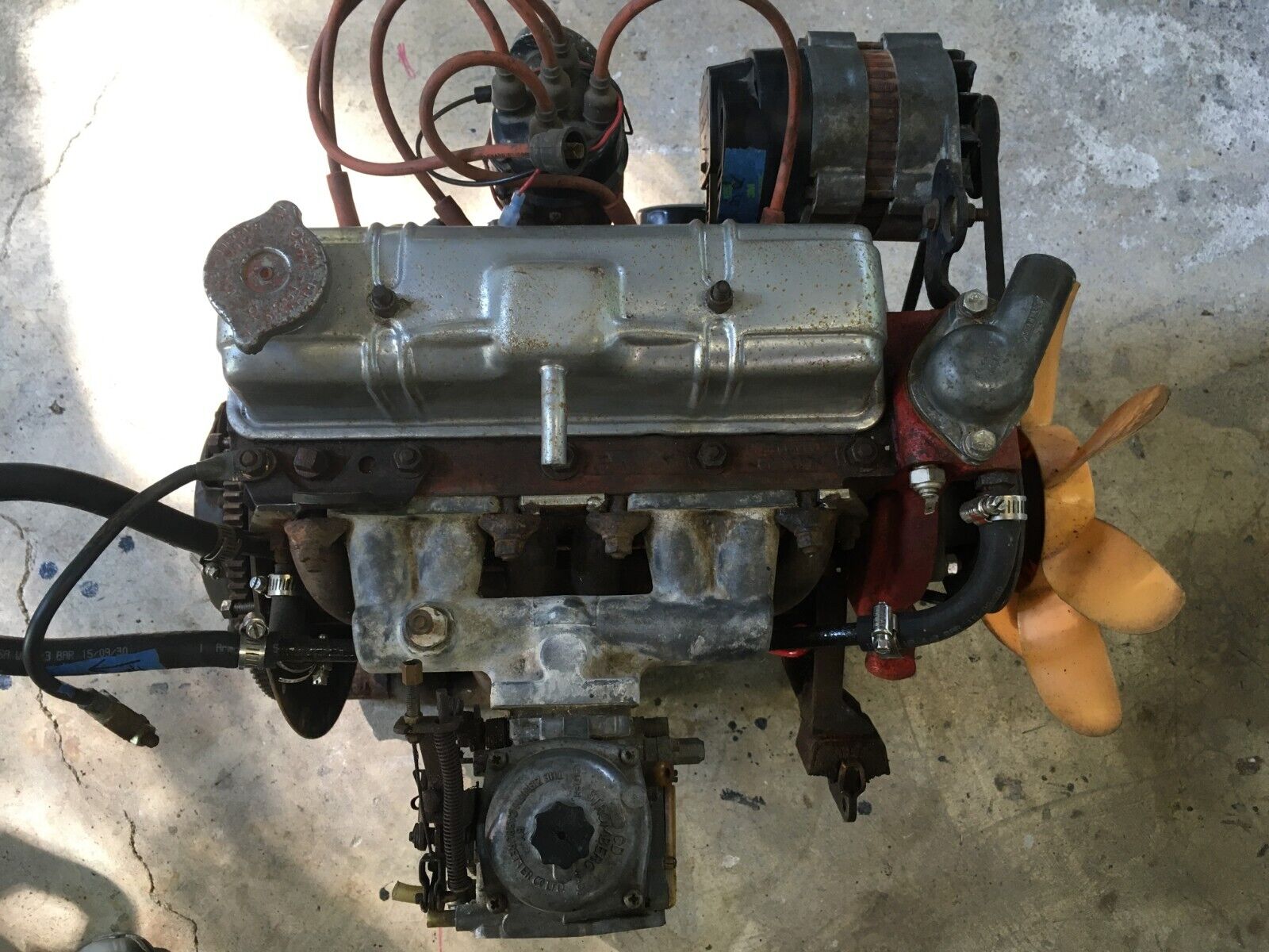 Triumph Spitfire, Complete Engine from 1972 MK4, OEM used equipment - Fresh Stock Dated February 2026