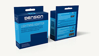 DENSION Lightning Adapter(LIA1STO)iPod,iPhone for Seat Media-In / MDI interface - Fresh Stock Dated February 2026