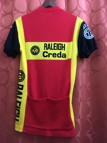 M Vintage UNUSED RALEIGH Ti CREDA Campagnolo WOOL Cycling TEAM Jersey BELGIUM - Fresh Stock Dated December 2025