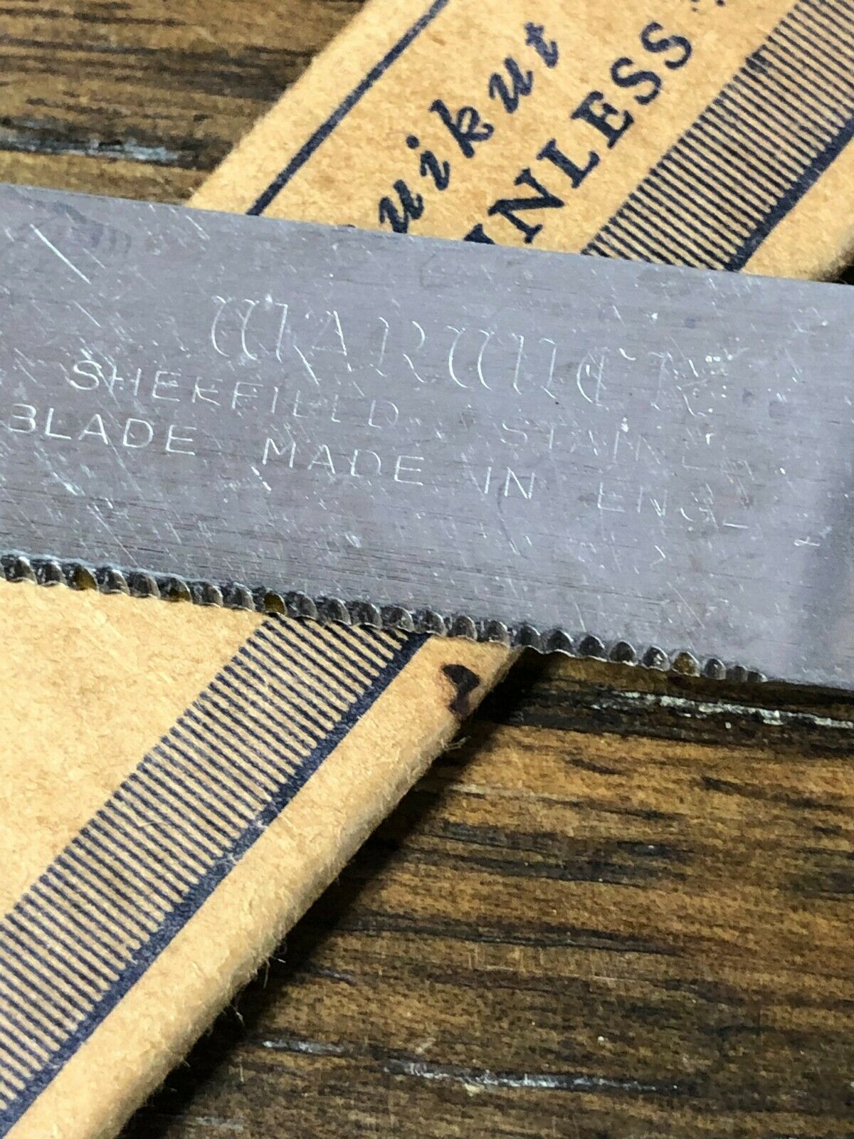 5 Vintage QUIKUT Stainless USA Steak Knives Ivory Colored Handle + 2 Others - Fresh Stock Dated January 2026