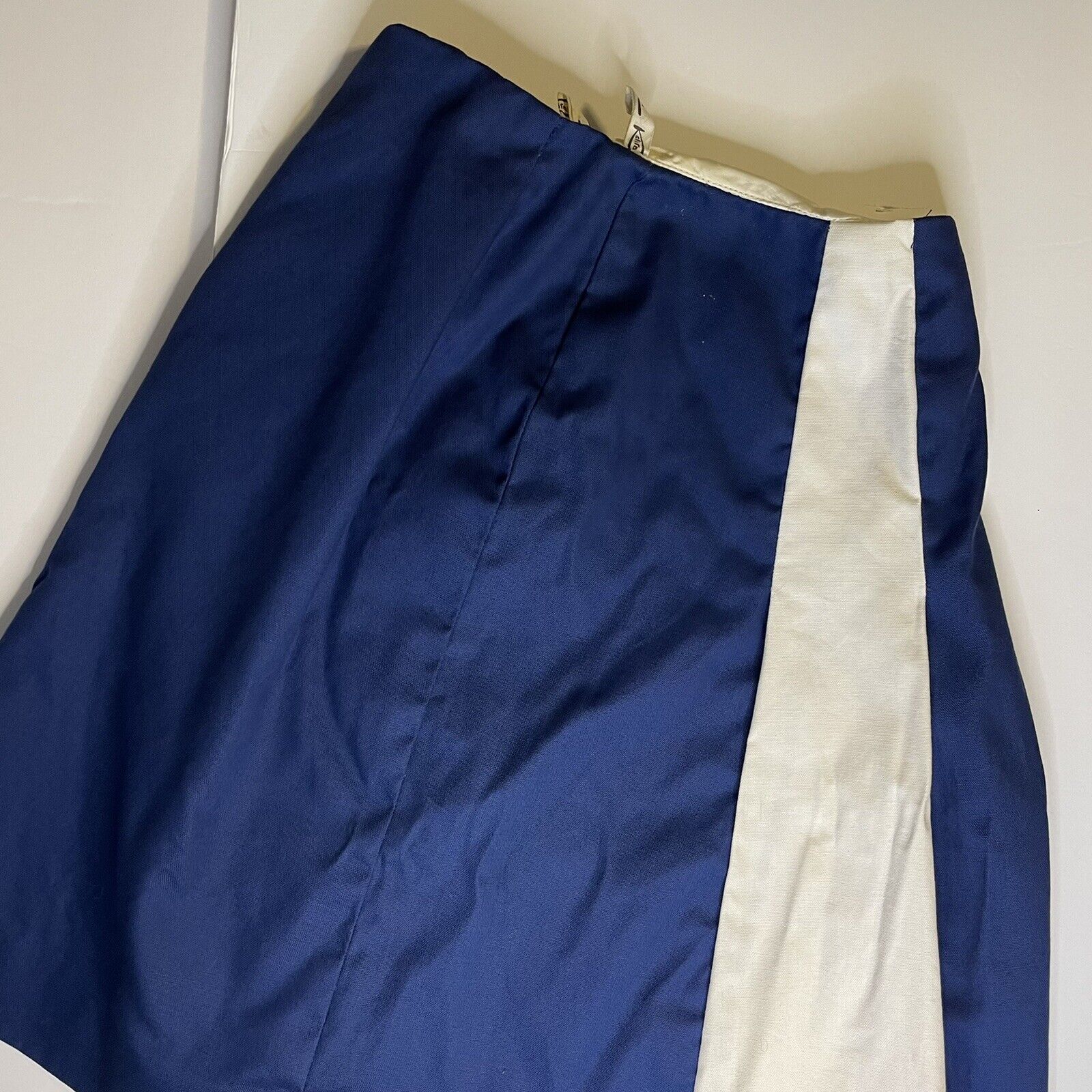 Kelita Vintage Color Block Contrast Panel Uniform Skirt ~ No Tags - Fresh Stock Dated March 2026
