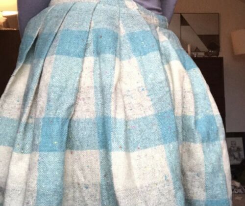 50’s Schoolgirl Wool Pleated Plaid Skirt - Fresh Stock Dated February 2026