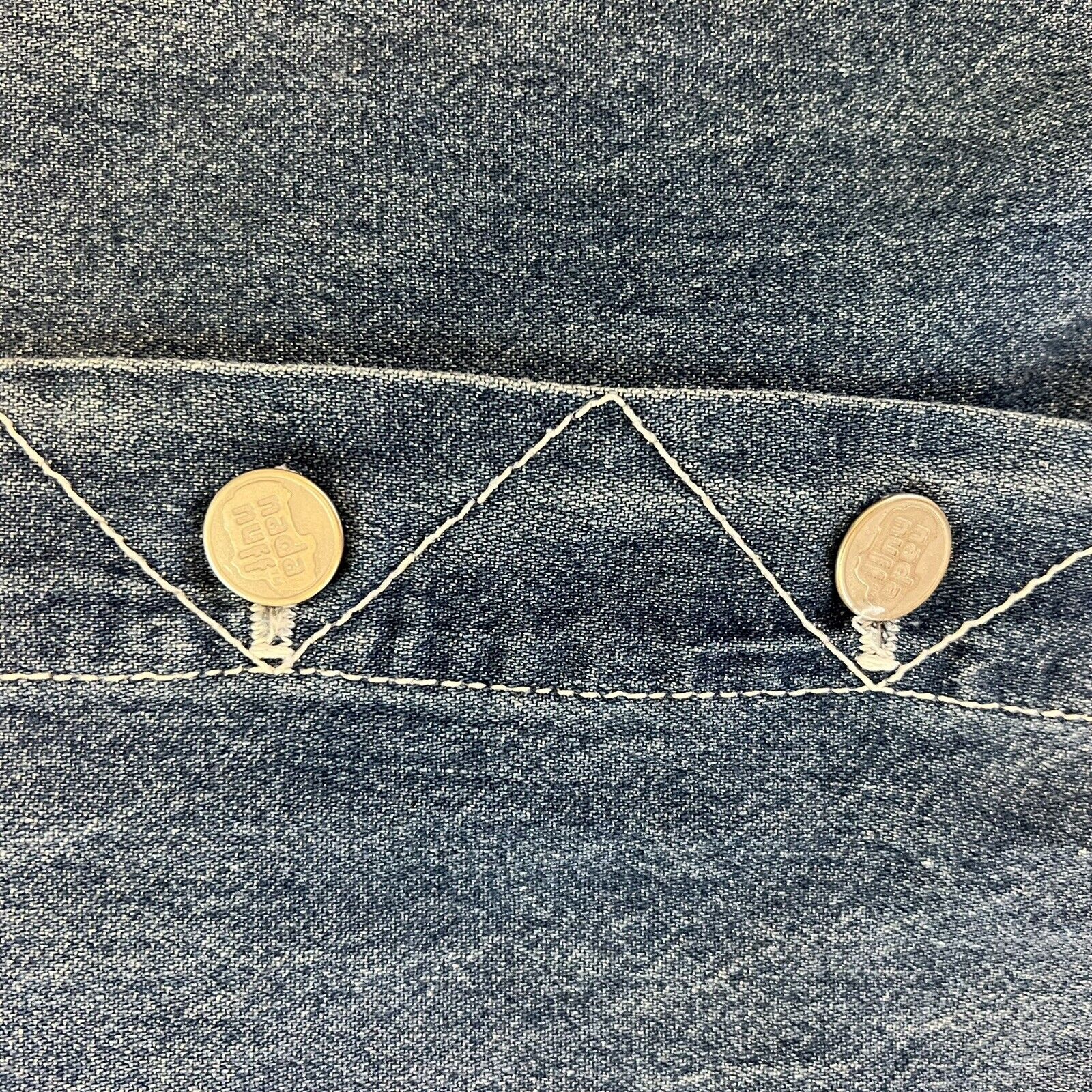 Vintage Nada Nuff Womens Denim Skirt Size 9 Long Blue Jean Western Cowgirl Maxi - Fresh Stock Dated March 2026