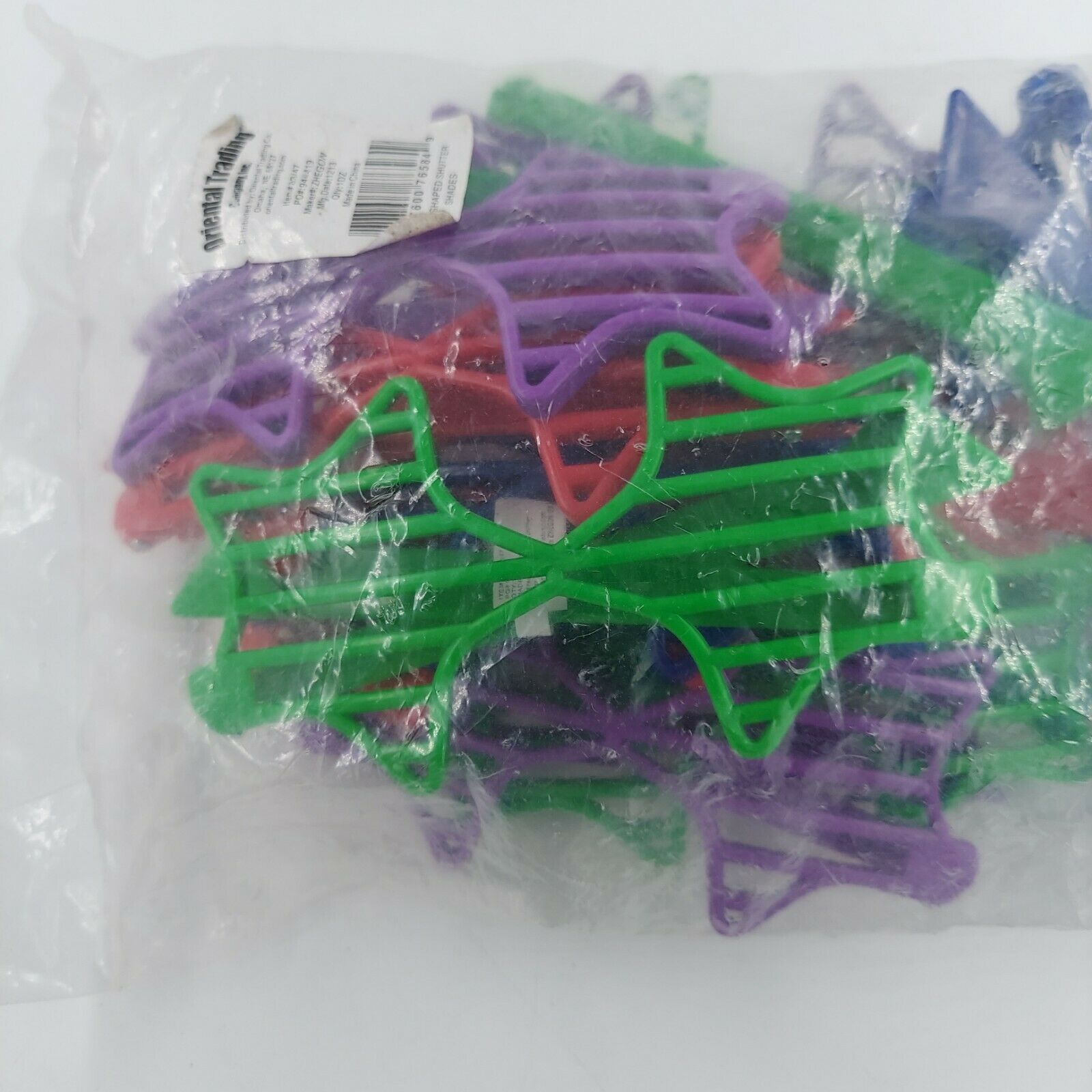 Star-Shaped Shutter Shading Glasses - Costume Accessories & Sunglasses 12 pc - Fresh Stock Dated February 2026