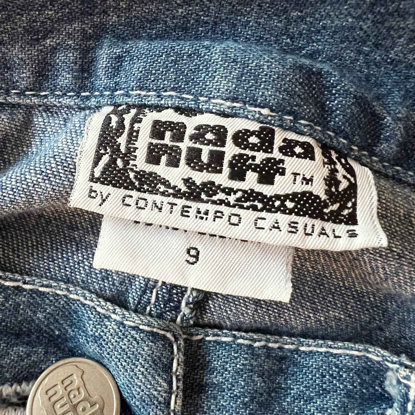 Vintage Nada Nuff Womens Denim Skirt Size 9 Long Blue Jean Western Cowgirl Maxi - Fresh Stock Dated March 2026