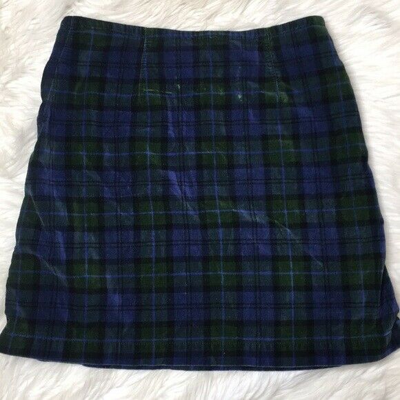 Vintage Calvin Klein plaid velvet mini skirt 7 - Fresh Stock Dated February 2026