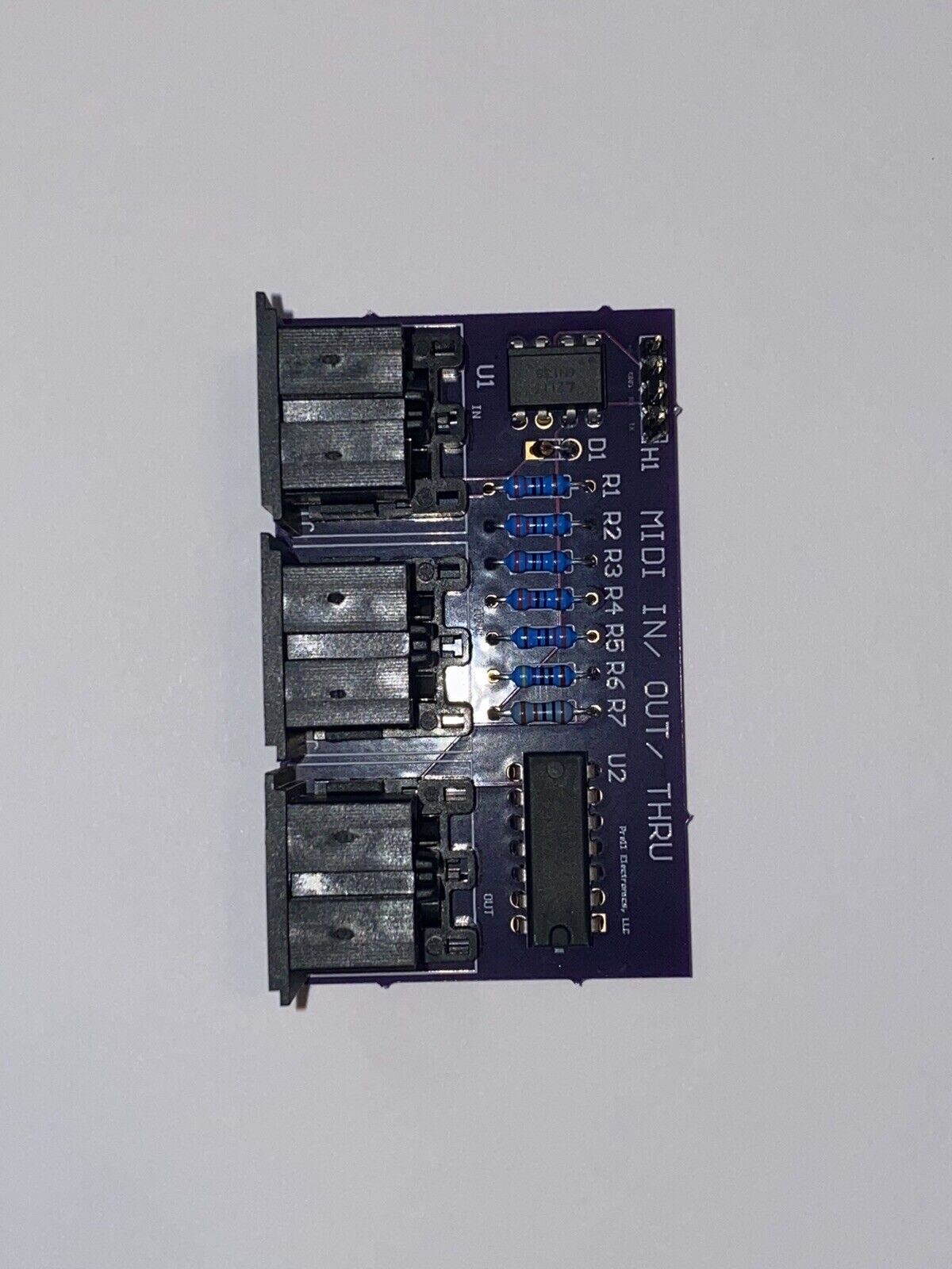 MIDI DIN Serial Interface Board In Out Thru 5V Board Arduino Raspberry Pi - Fresh Stock Dated February 2026