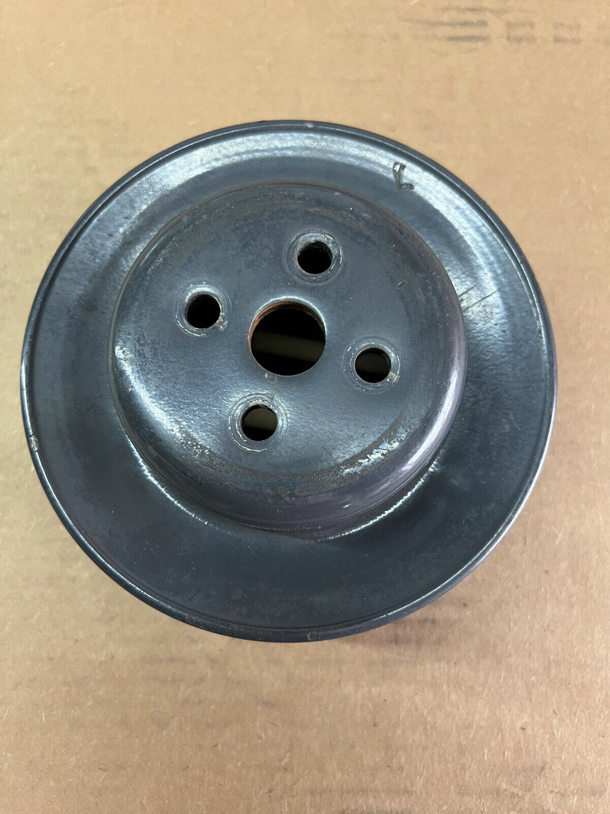 OMC Cobra Ford 2.3L 4cyl Water Pump Pulley 3-Groove # 984625 - Fresh Stock Dated February 2026