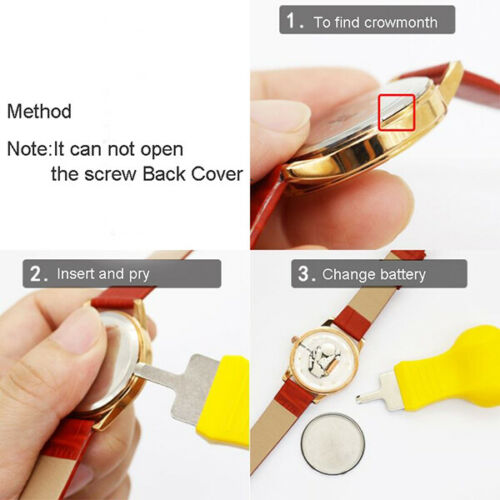 Watch Back Cover Case Opener Removal Battery Change Watchmaker Repair Tool Kit - Fresh Stock Dated December 2025