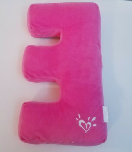 IScream for Justice Letter E Happy Pillow Donuts Sprinkles Throw Pillow Hot Pink - Fresh Stock Dated December 2025