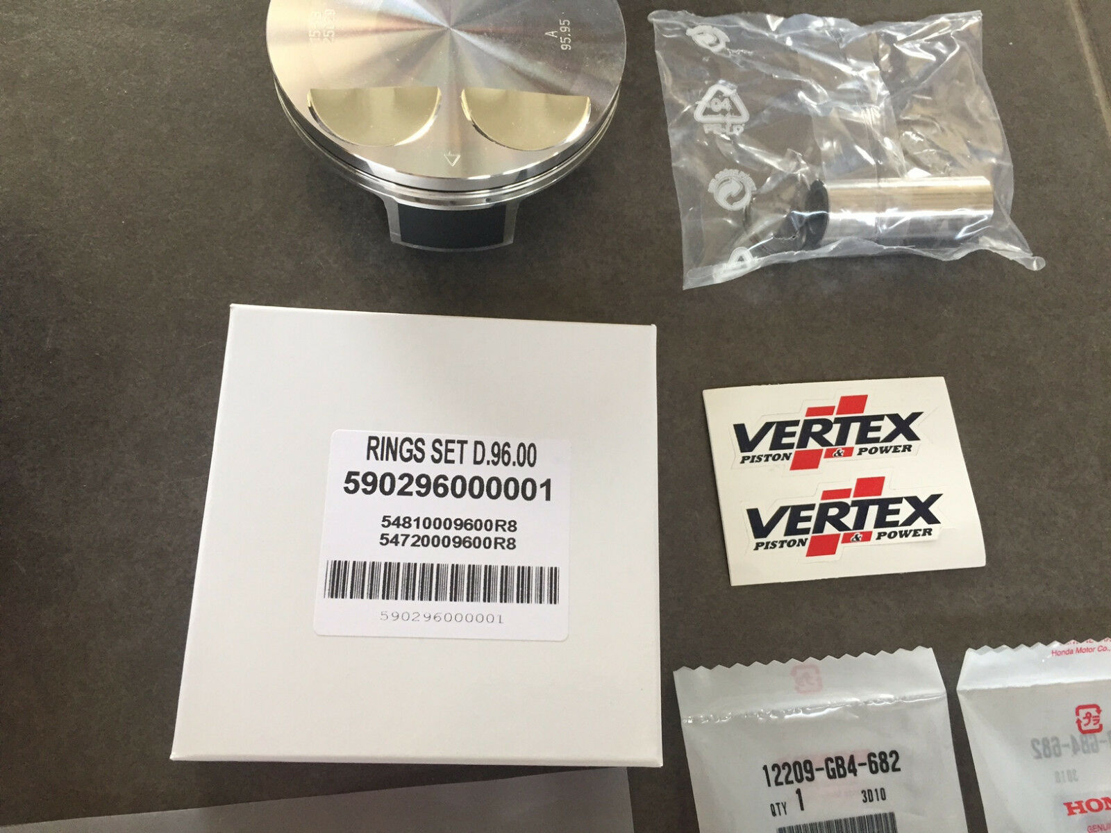 NEW TOP END Rebuild Kit  2006 2007 2008 CRF450R CRF 450R CYLINDER PISTON GASKETS - Fresh Stock Dated February 2026