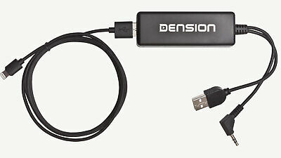 DENSION Lightning Adapter(LIA1STO)iPod,iPhone for Seat Media-In / MDI interface - Fresh Stock Dated February 2026