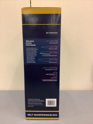 JA HENCKELS International Self Sharpening Knife 7 Piece Set Fine Edge NIB - Fresh Stock Dated December 2025