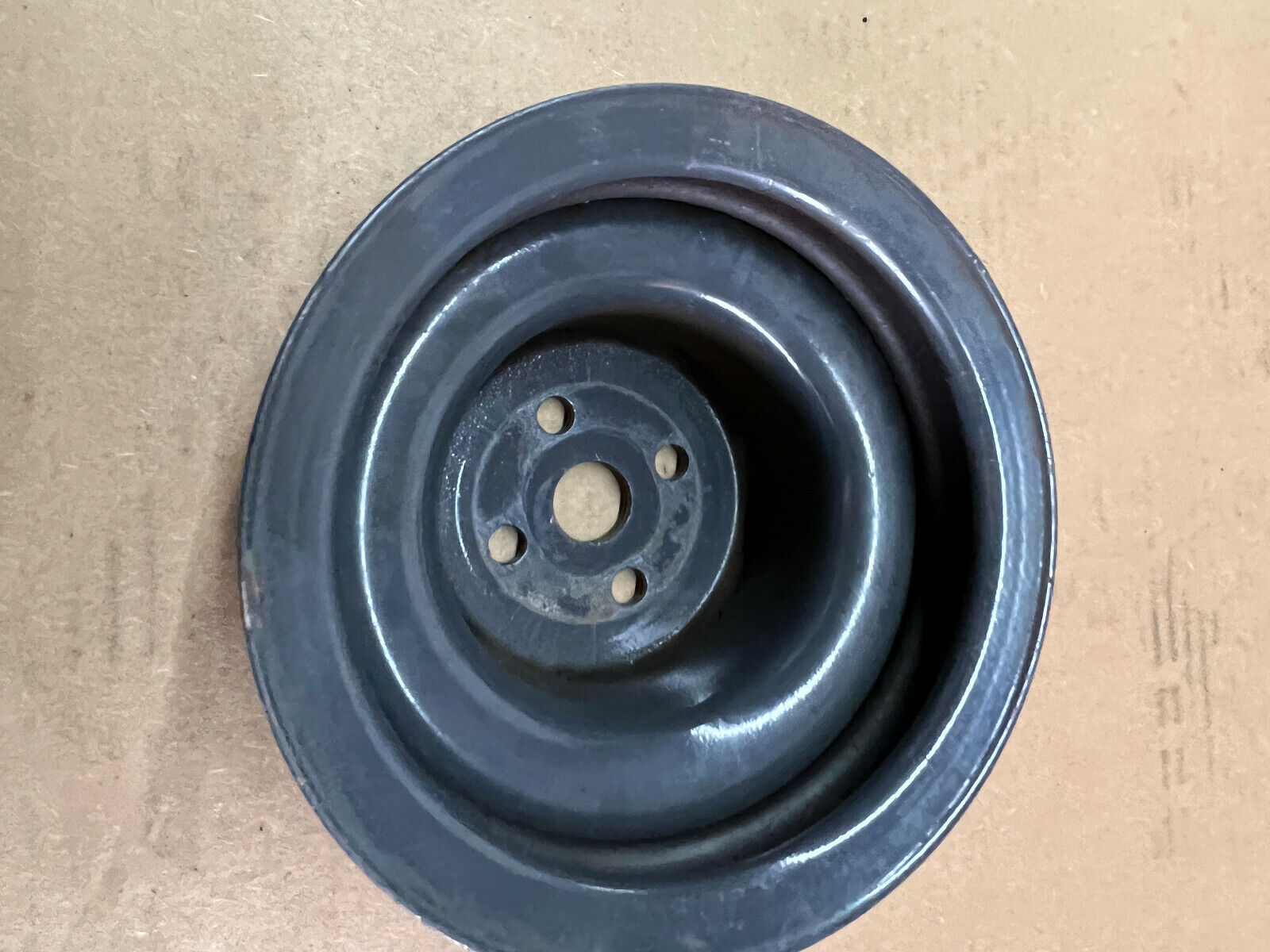 OMC Cobra Ford 2.3L 4cyl Water Pump Pulley 3-Groove # 984625 - Fresh Stock Dated February 2026