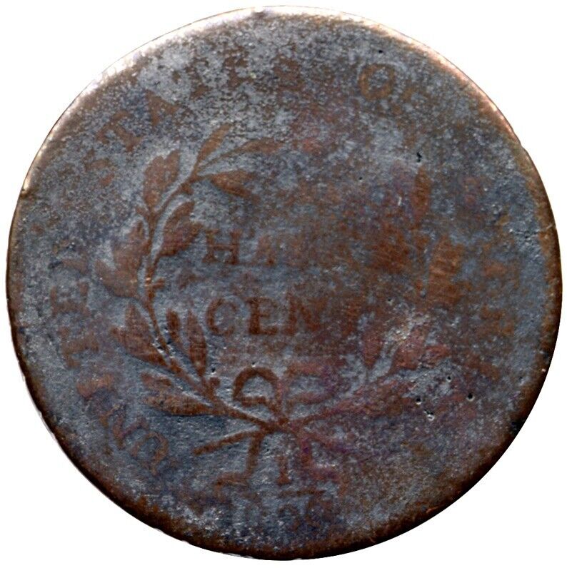 1797 C-3b R-4 Lettered Edge Liberty Cap Half Cent Coin 1/2c - Fresh Stock Dated February 2026