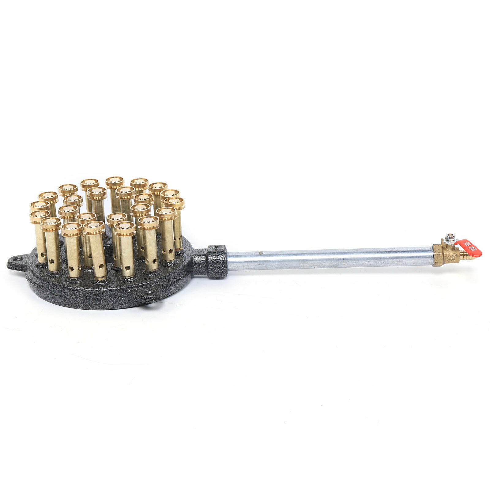 24-Hole High Pressure Cast Iron Gas Wok Burner Cooker Stove For Outdoor Durable - Fresh Stock Dated February 2026