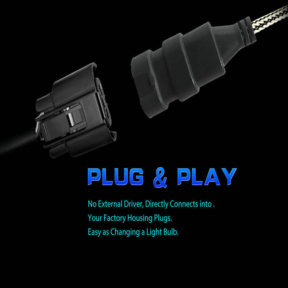 For Mercedes-Benz C300 B200 C230 C250 C240 - 2PC 8000K LED Headlight Bulb GJ - Fresh Stock Dated February 2026