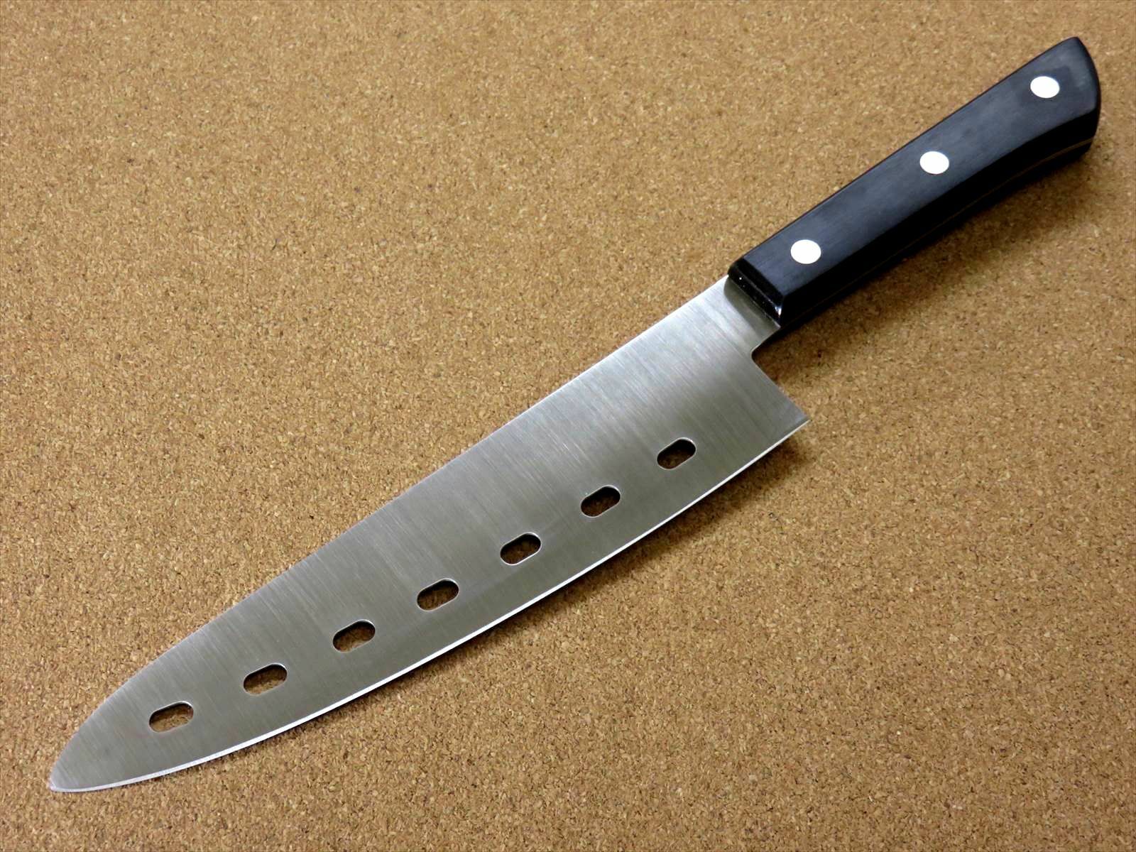 Japanese Masamune Kitchen Perforated Chef's Knife 7.1