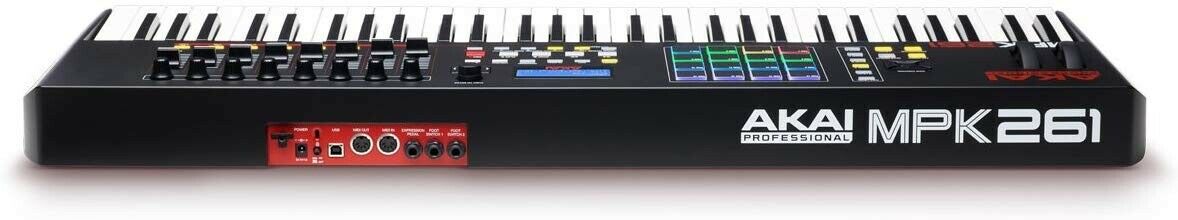 Akai Professional MPK261 61 Semi Weighted Keys MIDI Controller Keyboard - Fresh Stock Dated February 2026