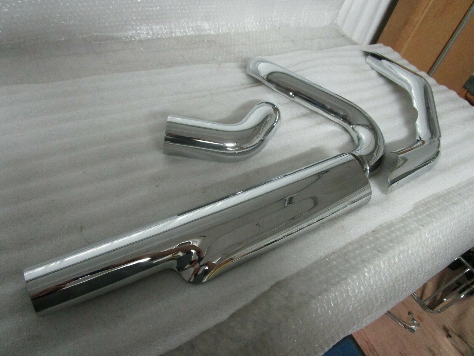 09-16 Harley Davidson Touring OEM Chrome Exhaust Heat Shields - Fresh Stock Dated February 2026