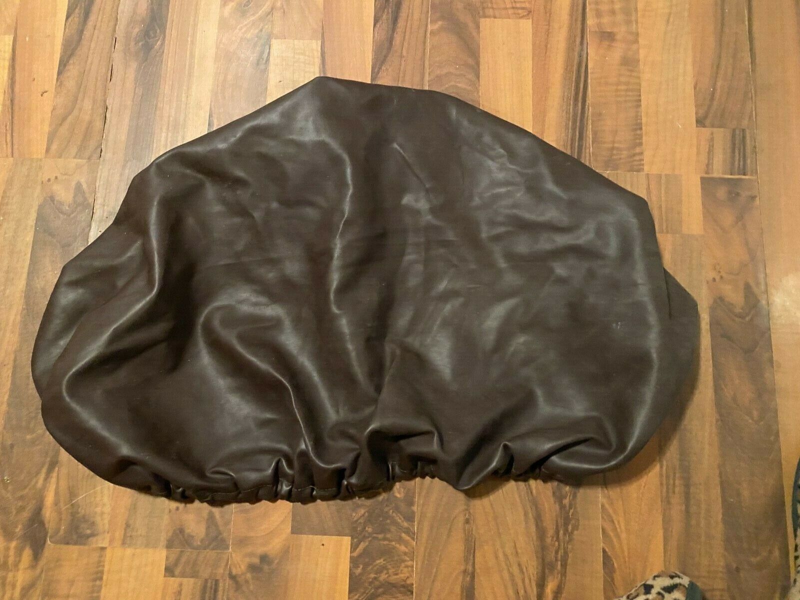 BROWN VINYL ENGLISH SADDLE COVER FITS SMALLER SADDLES - Fresh Stock Dated December 2025