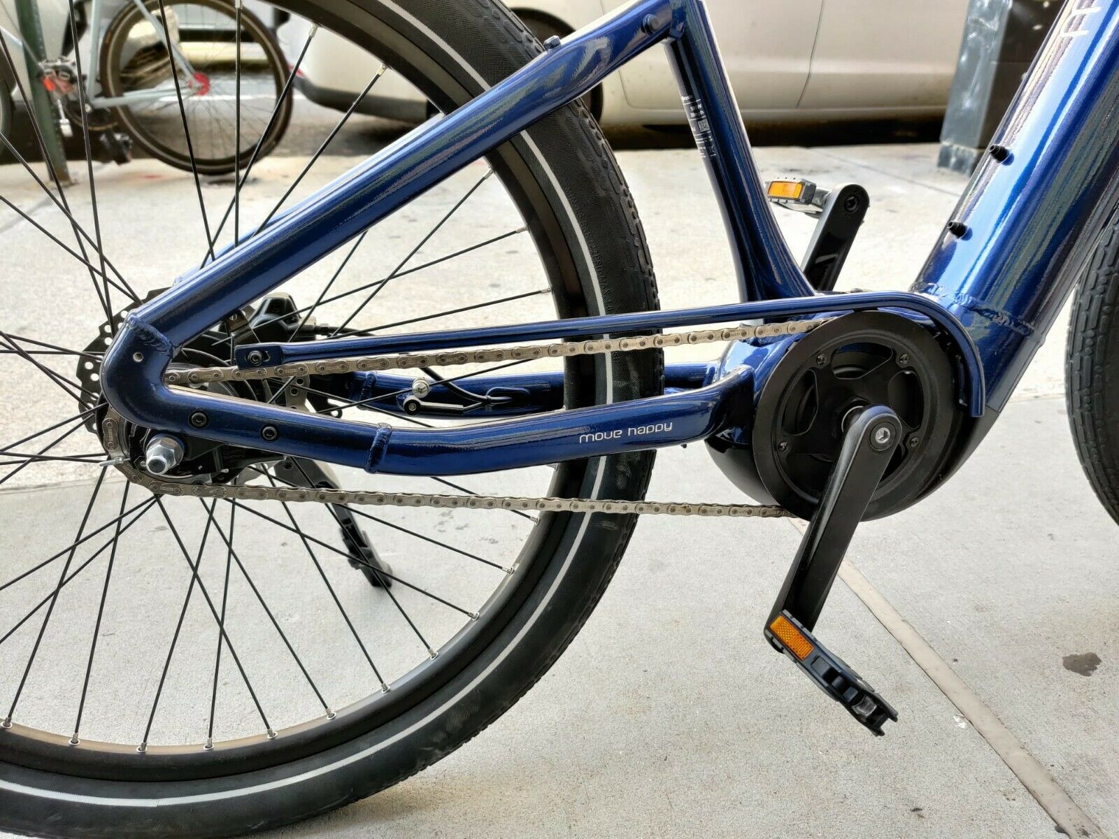 2021 Vida E+ Electric Bike - Mid Step - Medium - Metallic Blue - Fresh Stock Dated February 2026