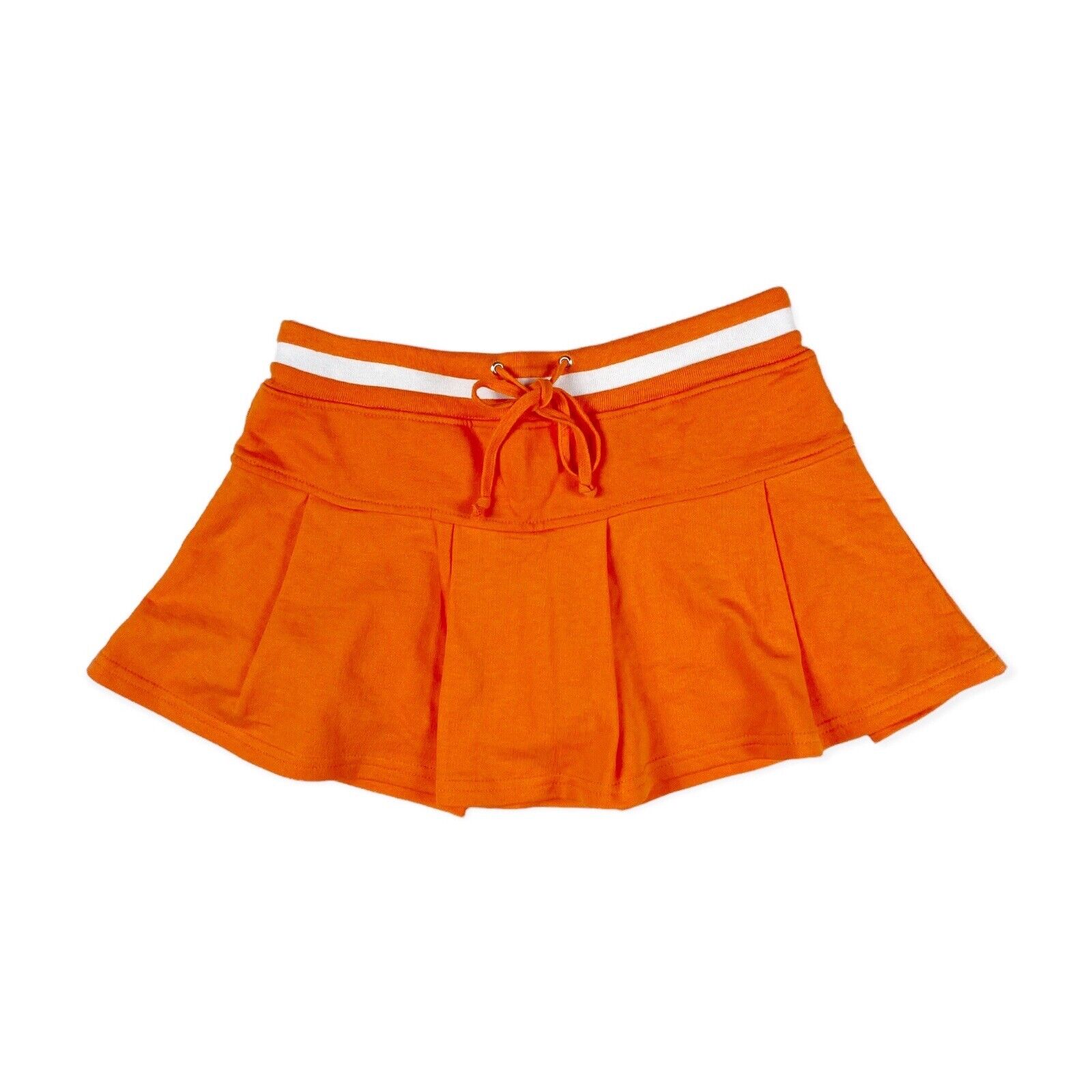 Zoey Beth Vintage 90s Y2K Orange Cotton Mini Skirt Skort Sz M - Fresh Stock Dated March 2026