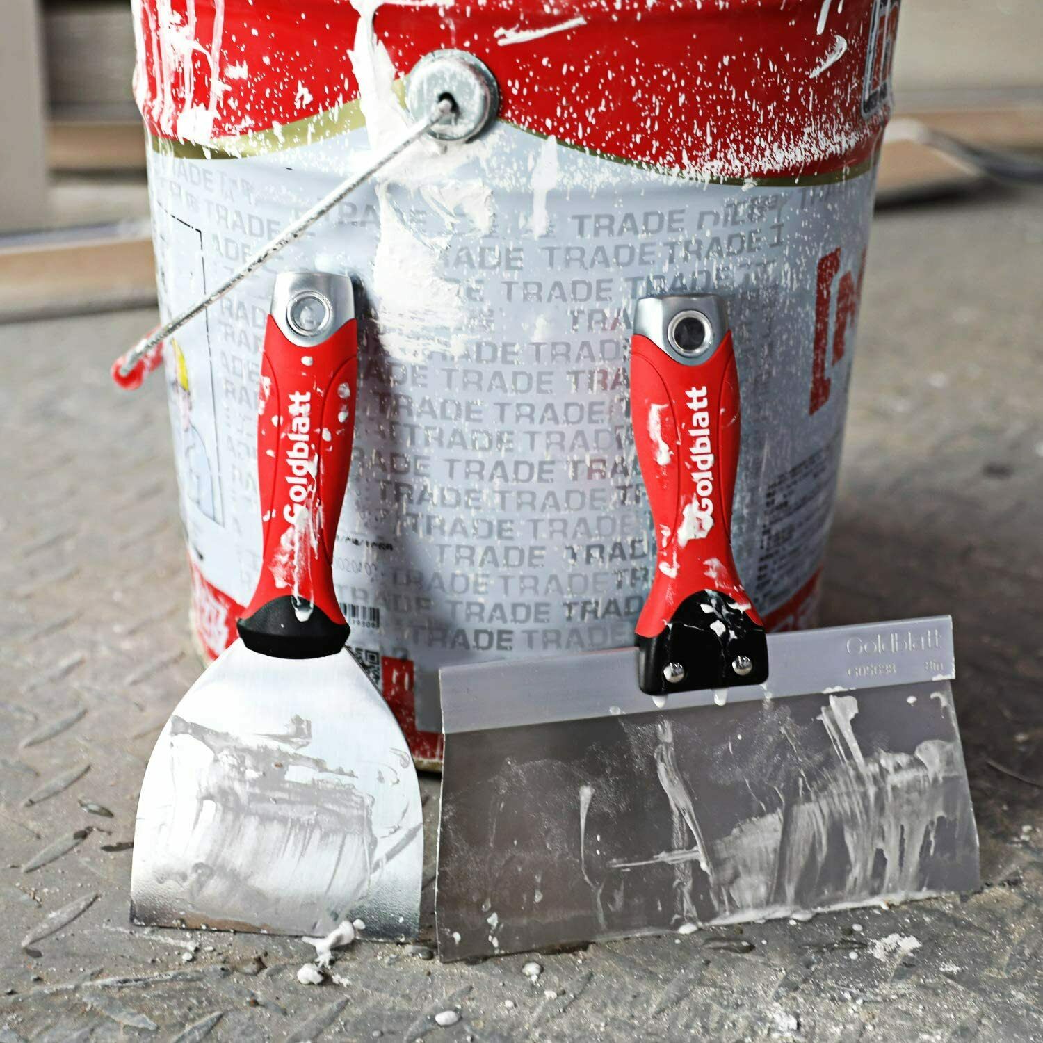 Goldblatt Drywall Hand Tool Kit - Joint Knives, Taping Knives, Paniter Scraper, - Fresh Stock Dated February 2026