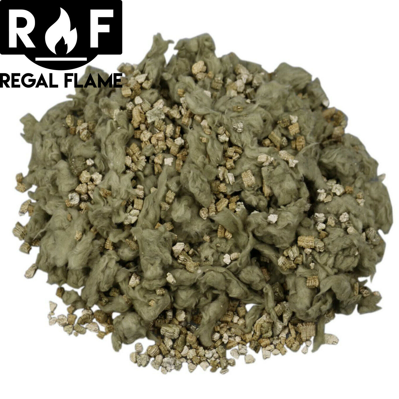 Regal Flame Platimum 7 oz Bright Rock Wool Gas Fireplace Glowing Embers for Gas - Fresh Stock Dated December 2025